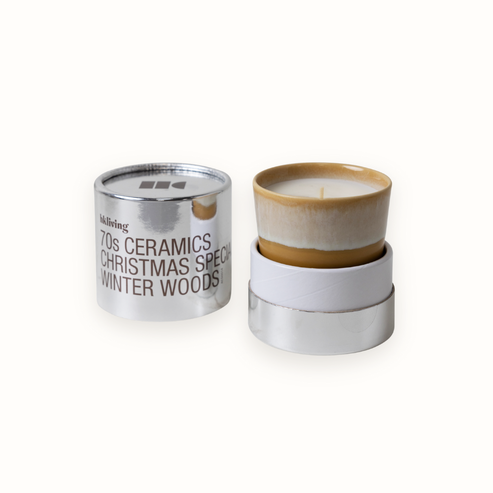 70s Ceramics: Christmas Special Winter Woods