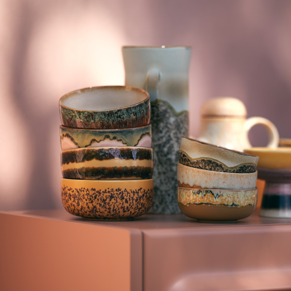 70s Ceramics: Dessert Bowls