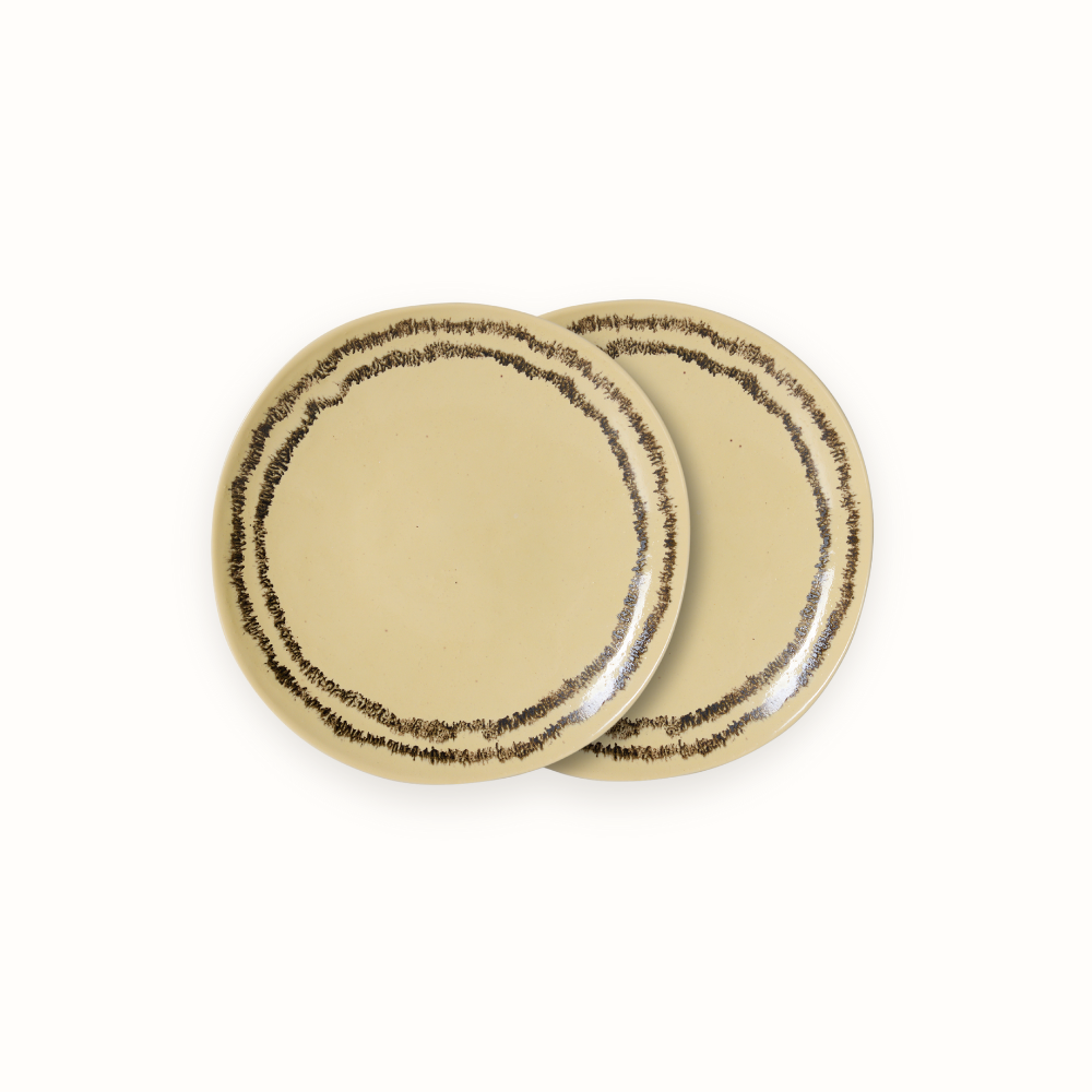 70s Ceramics: Dessert Plates (set of 2)