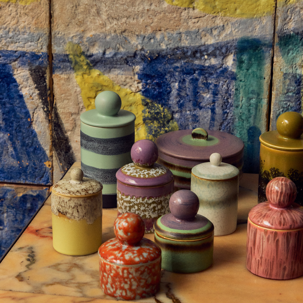 70s Ceramics: Small Storage Jar