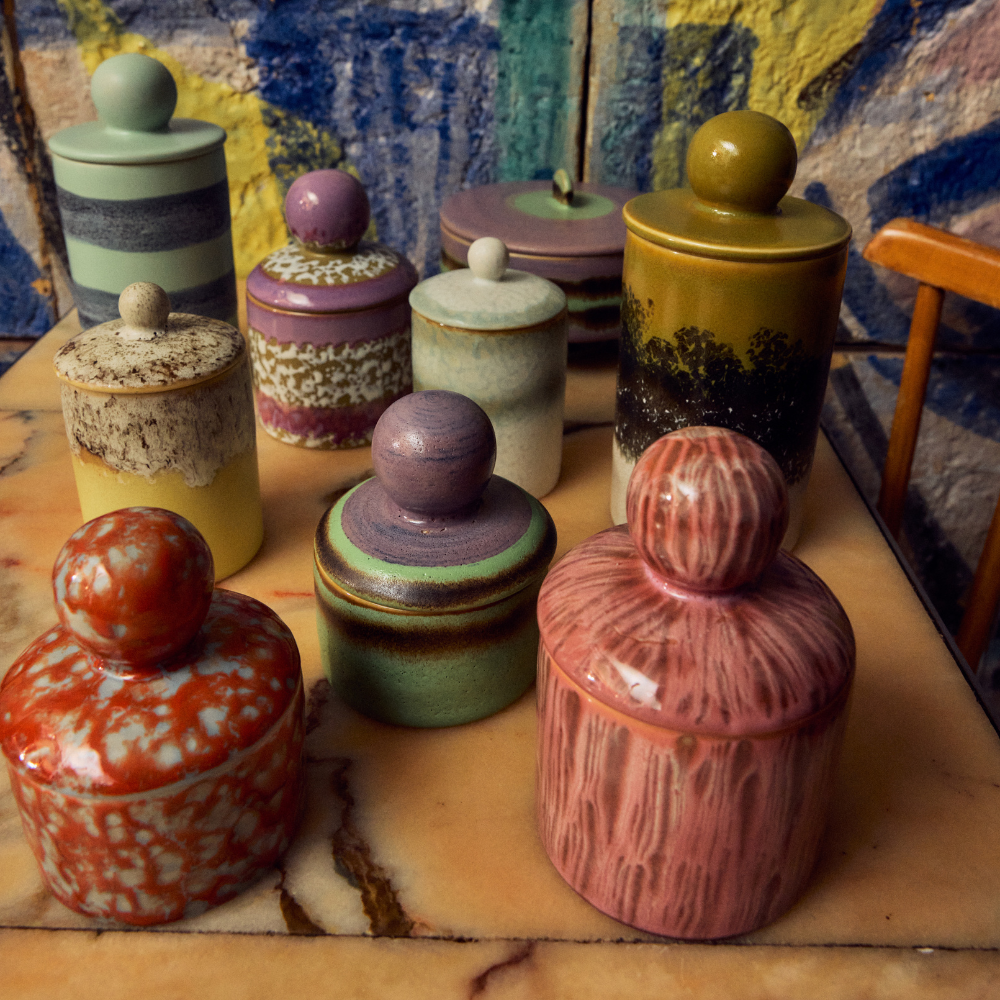 70s Ceramics: Medium Storage Jar