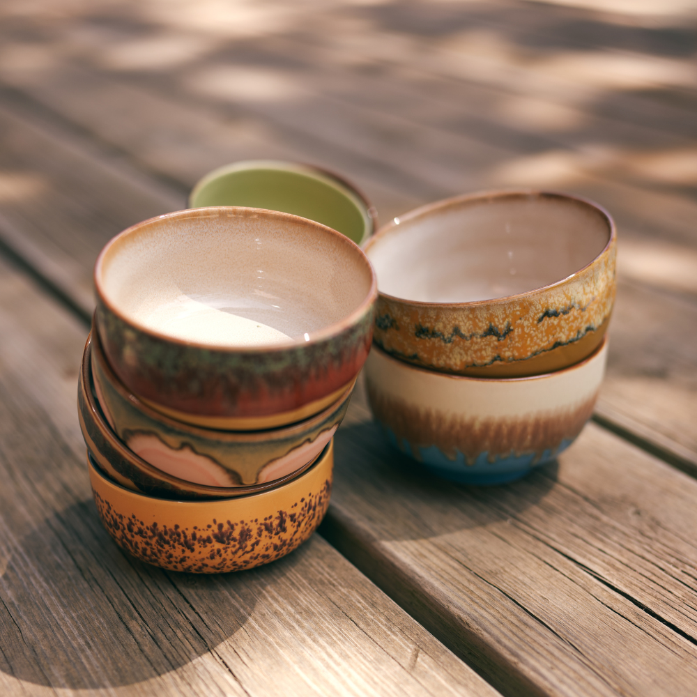 70s Ceramics: Noodle Bowls