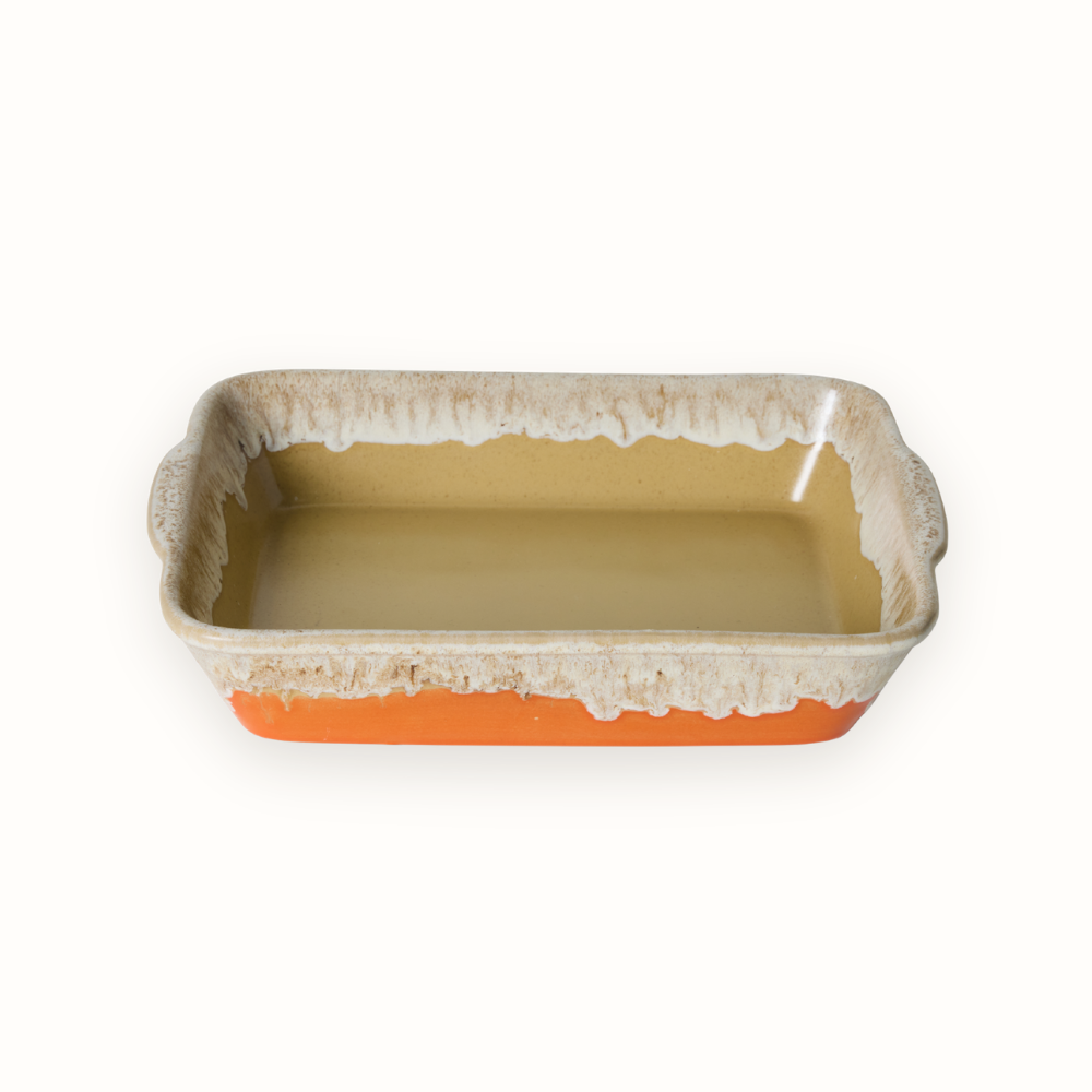 70s Ceramics: Oven Dish Small