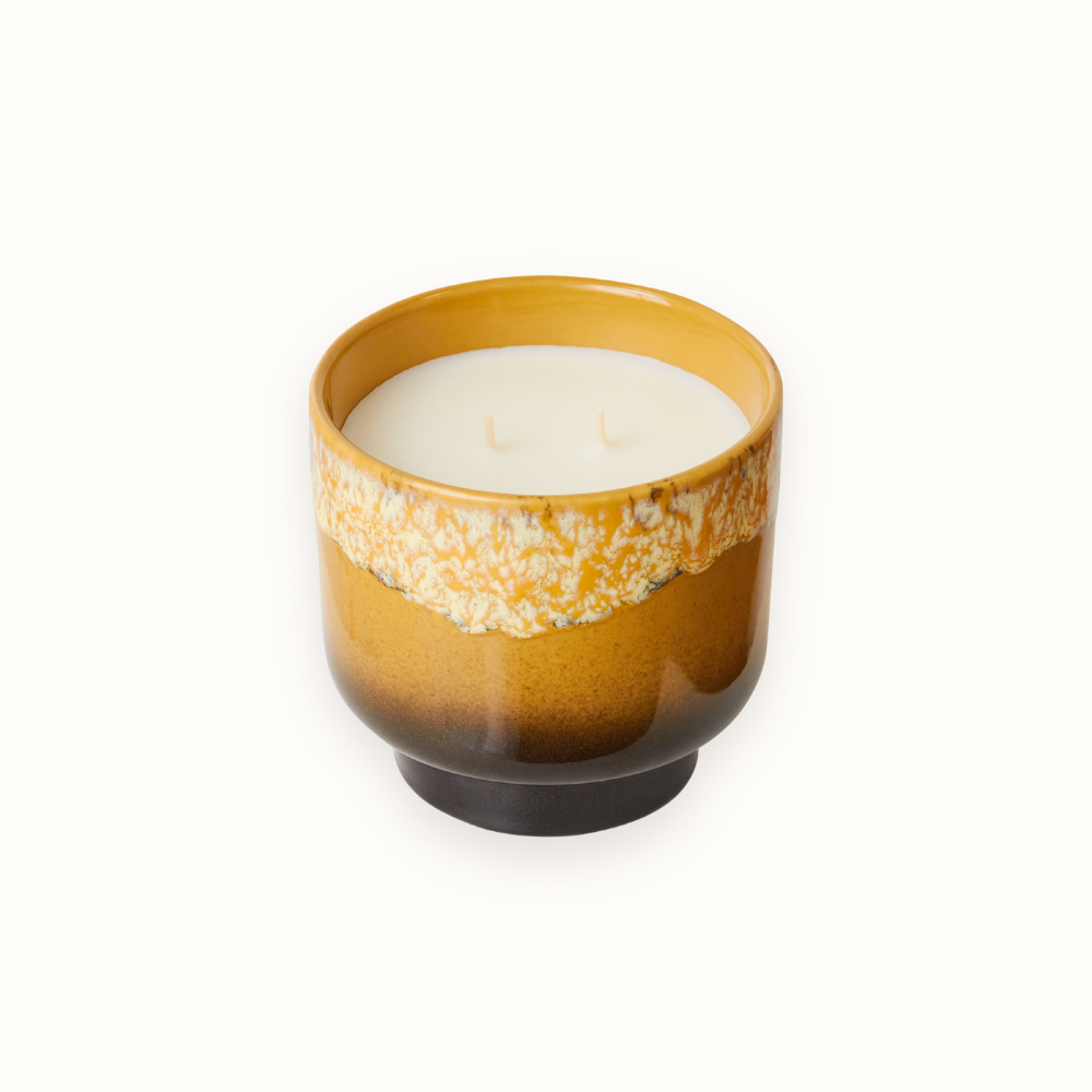 70s Ceramics: Scented Candle Valencia