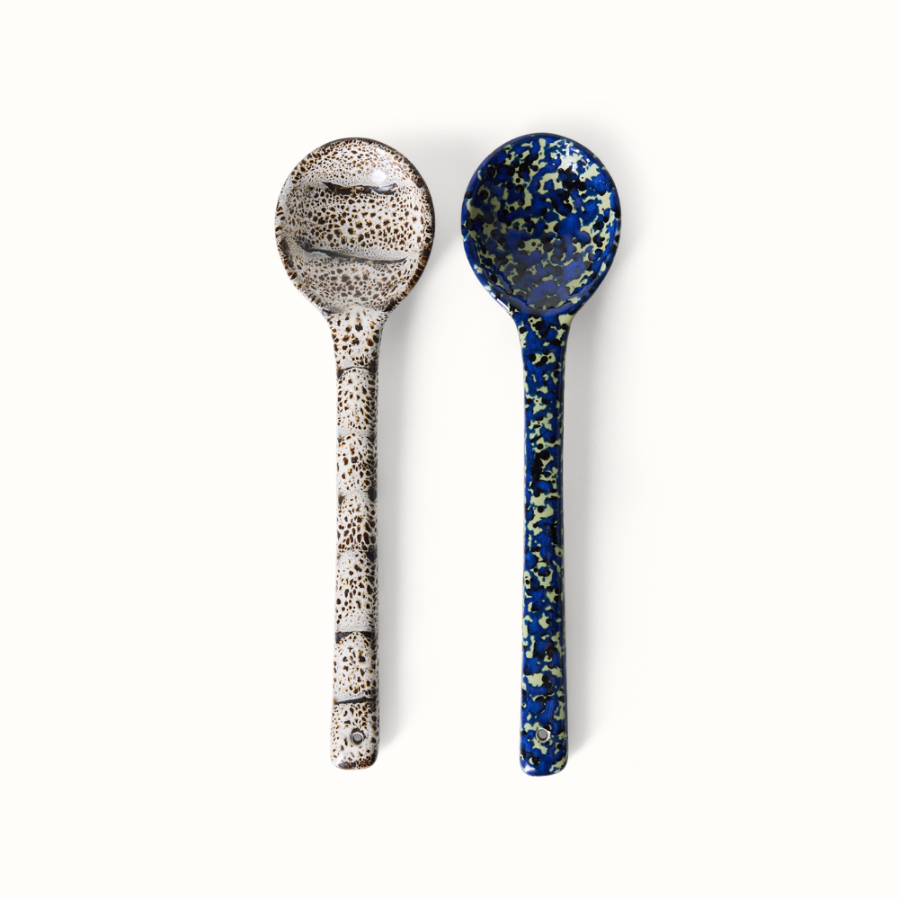 70s Ceramics: Serving Spoons