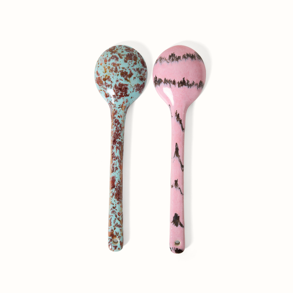 70s Ceramics: Serving Spoons