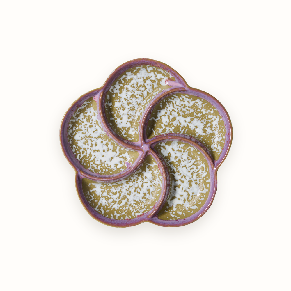 70s Ceramics: Snack Tray