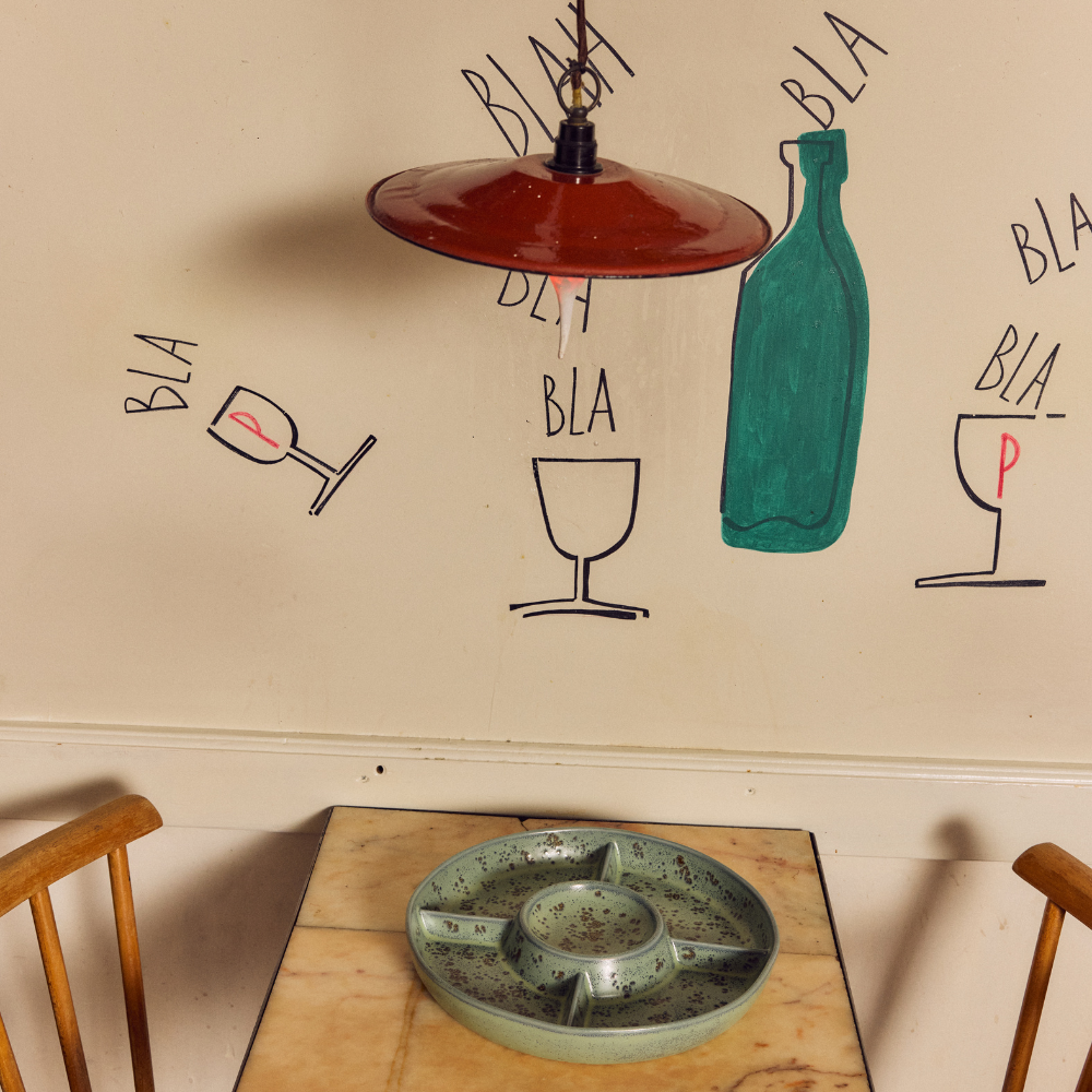 70s Ceramics: Snack Plateau