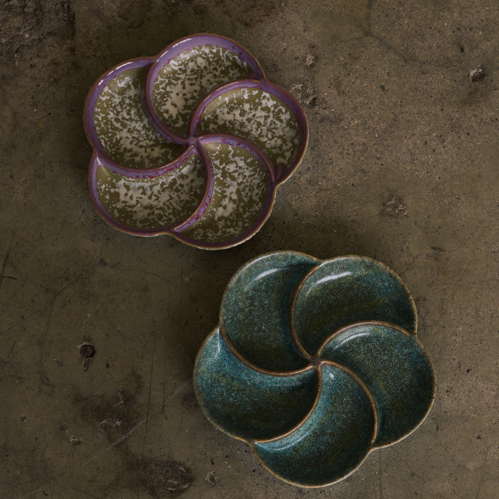 70s Ceramics: Snack Tray