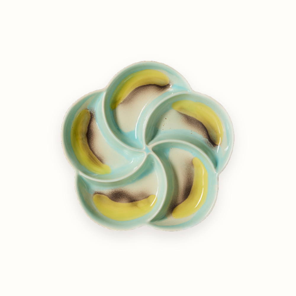 70s Ceramics: Snack Tray