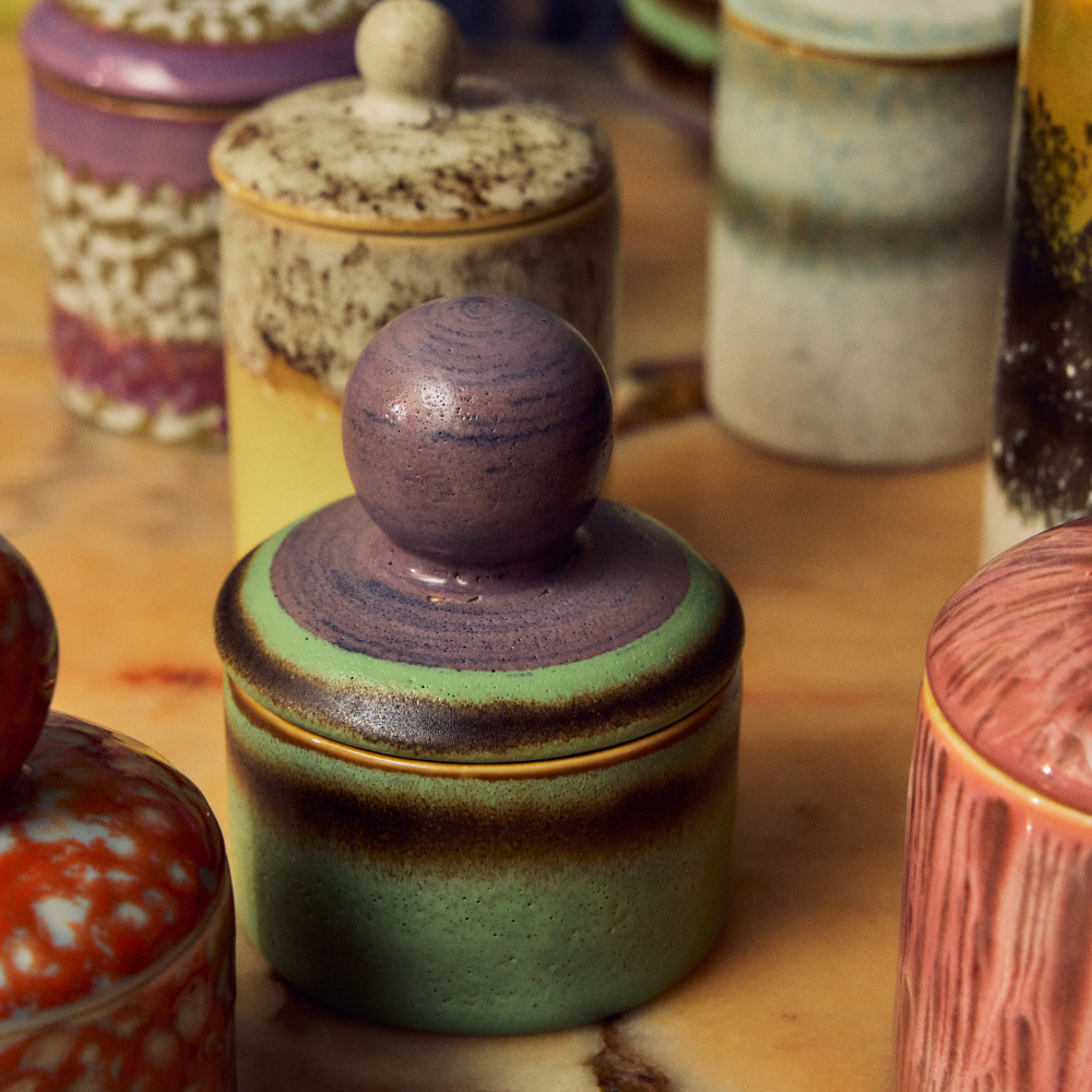 70s Ceramics: XS Storage Jar