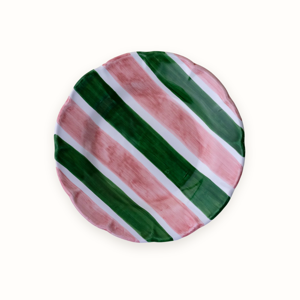 Amalfi Striped Plate