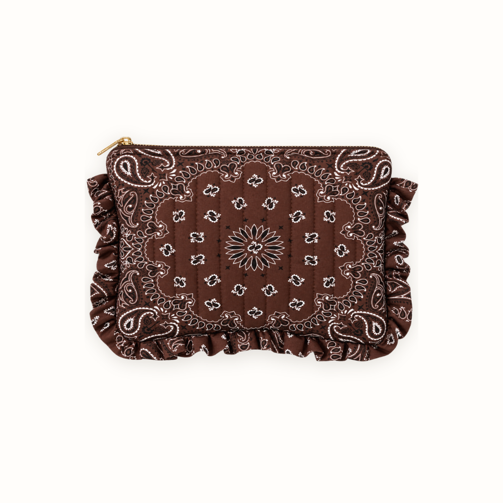 Bandana Ruffle Pouch