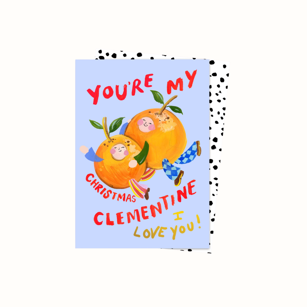 Christmas Clementine Greeting Card