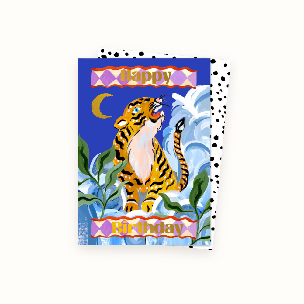 Happy Birthday Water Tiger Card