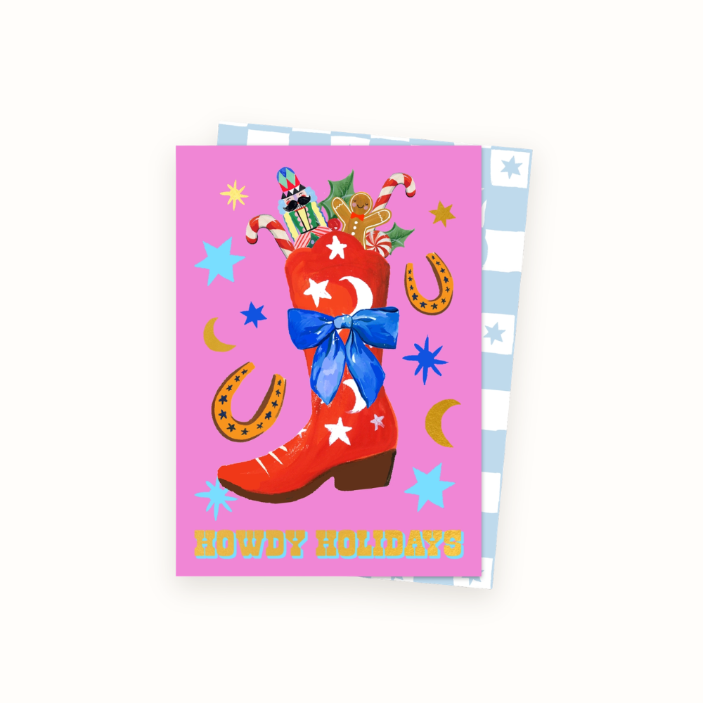 Howdy Holidays Christmas Card