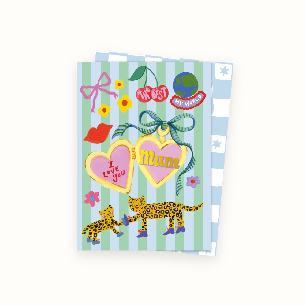 I Love You Mum Charm Card