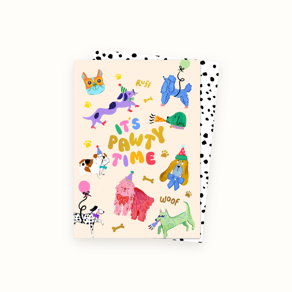 It's Pawty Time Card