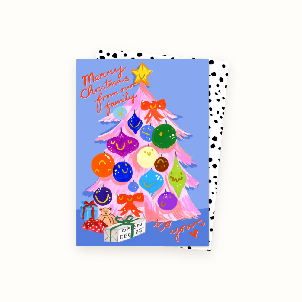 Merry Christmas From Our Family Card