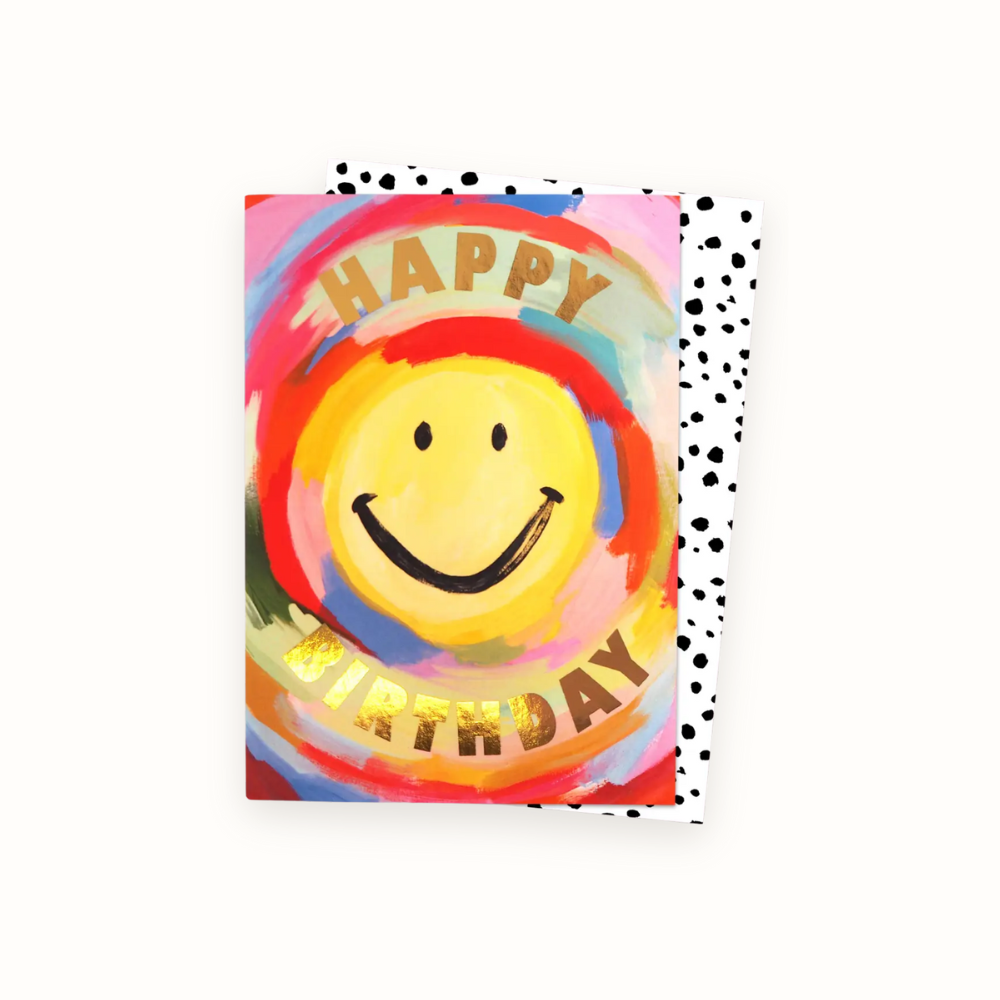 Rainbow Smiley Card