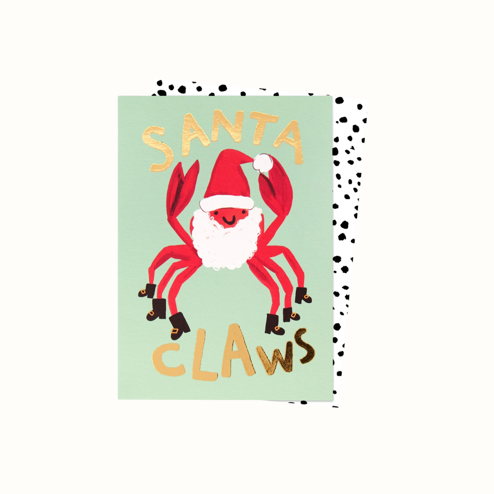 Santa Claws Greeting Card