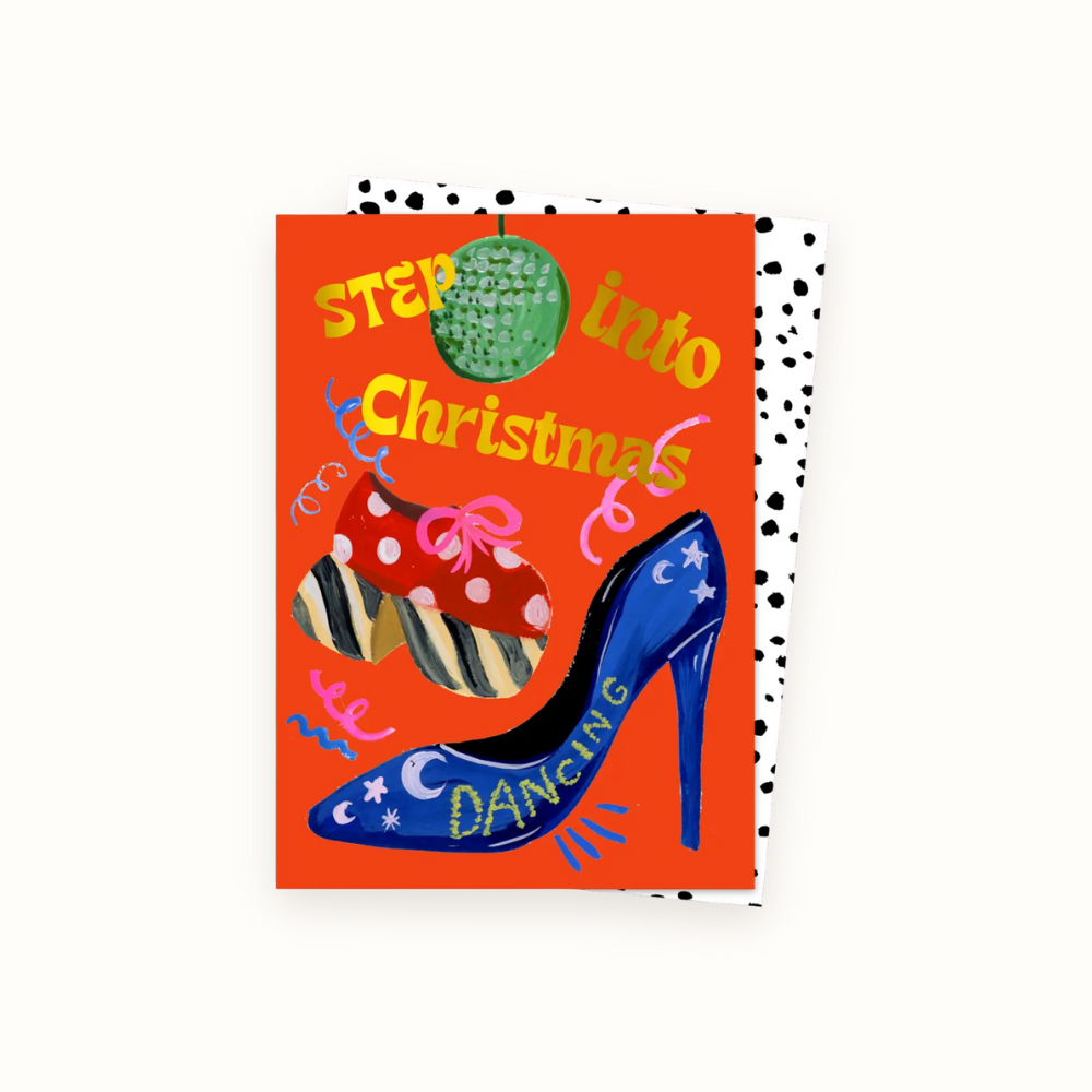 Step Into Christmas Card