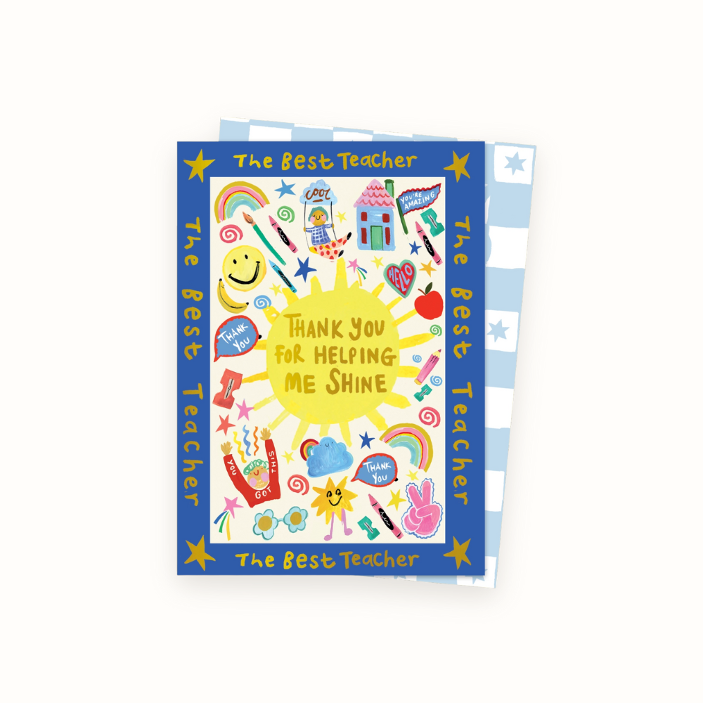 The Best Teacher Card