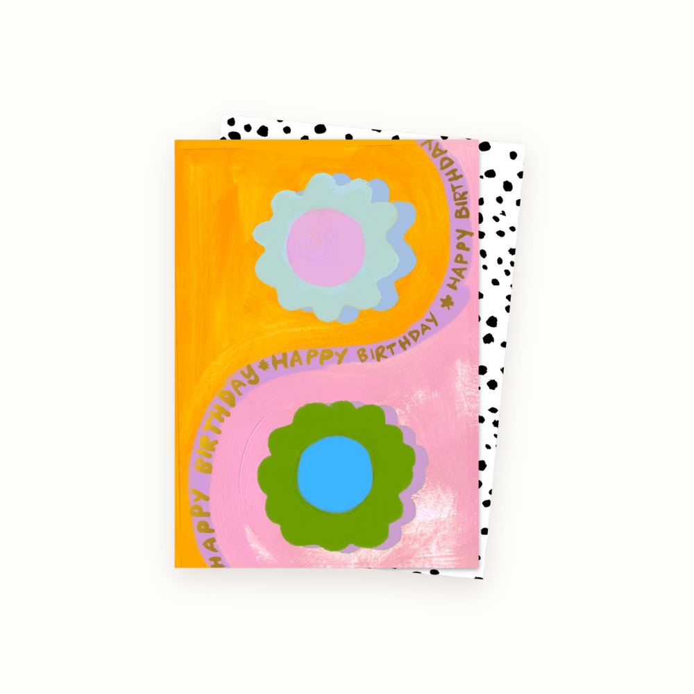 Yin Yang Birthday Card