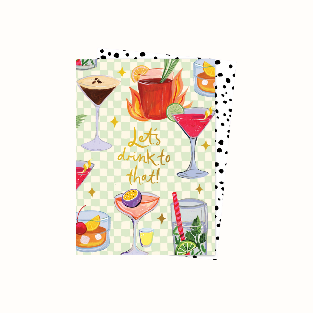 Let's Drink To That Greeting Card