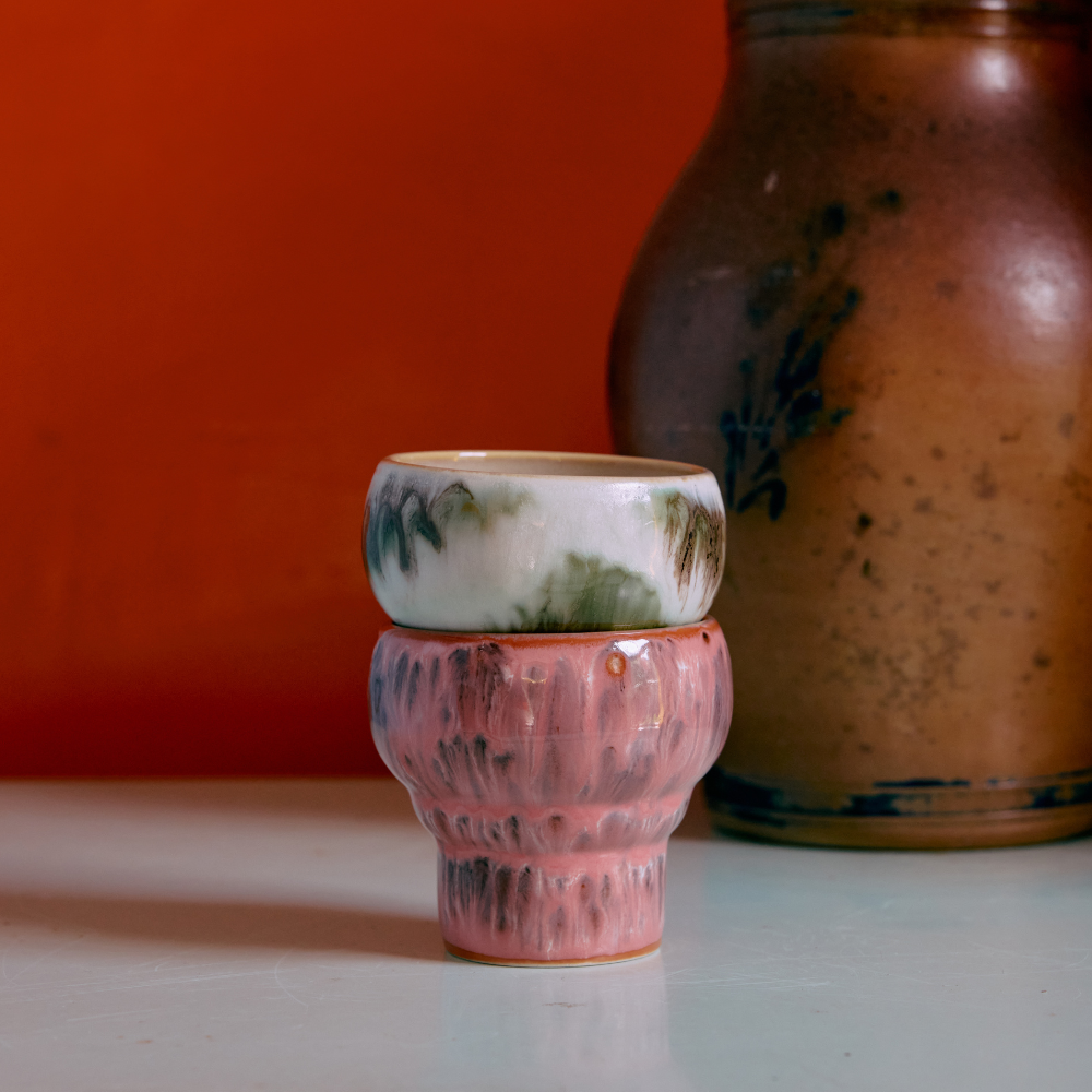 70s Ceramics: Lungo Mugs (set of 2)