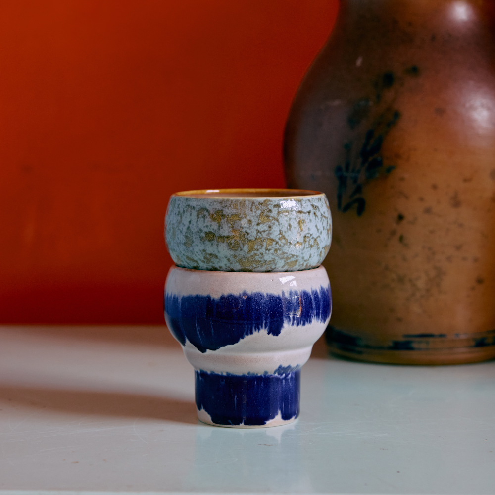 70s Ceramics: Lungo Mugs (set of 2)