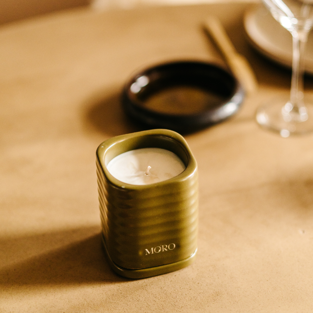 Scented Candle Amber & Musk