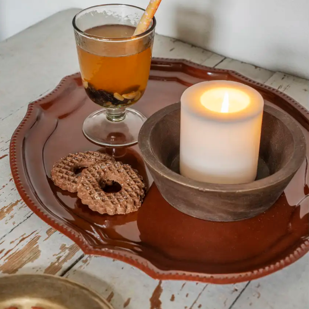 Oval Enamel Tray