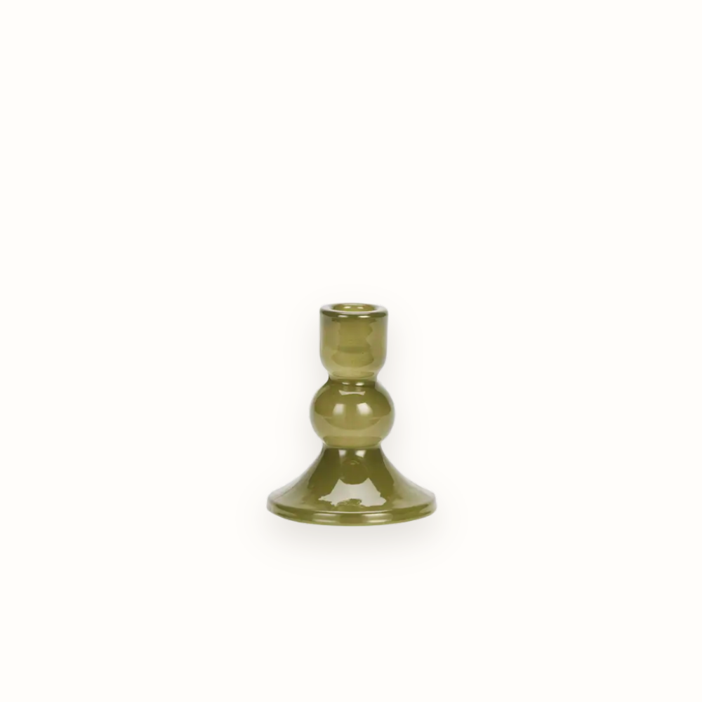 Glass Candle Holder Small