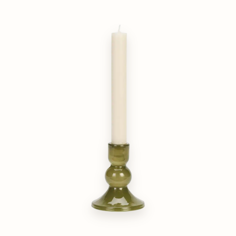 Glass Candle Holder Small