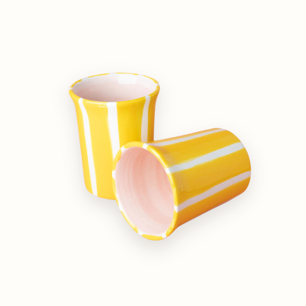 Sunshine Striped Cup