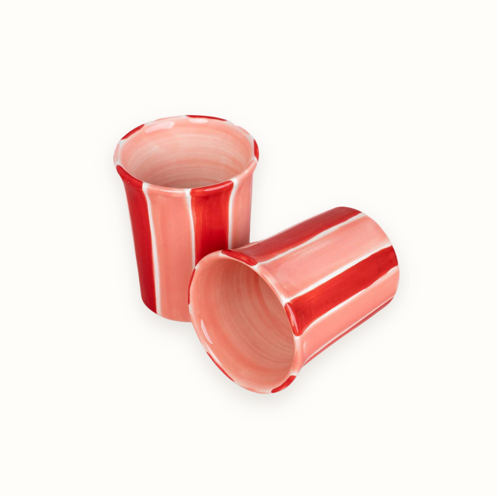 Valentine Striped Cup