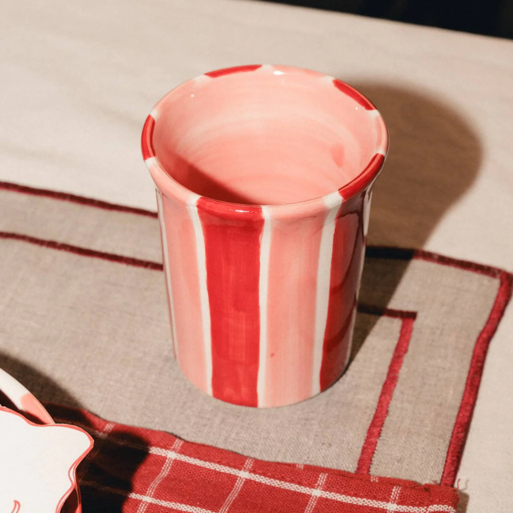 Valentine Striped Cup