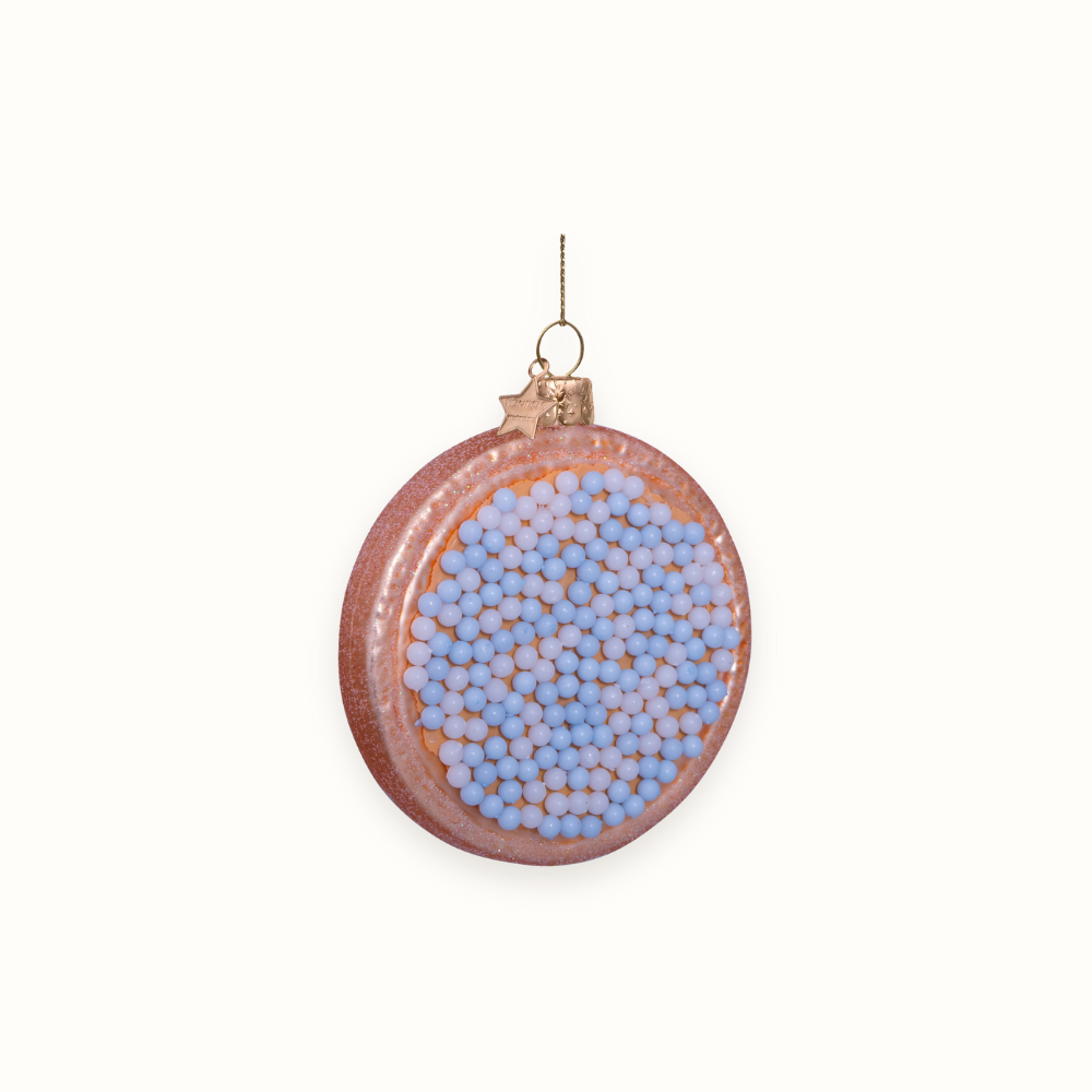 Blue Beschuitje Ornament