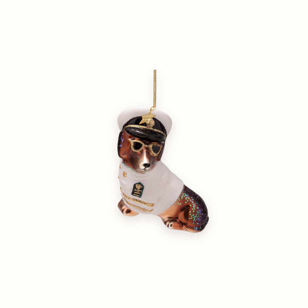 Captain Dog Ornament