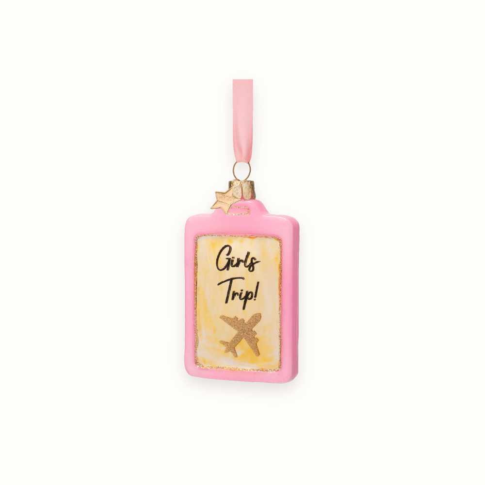 Girls Trip Suitcase Tag Ornament