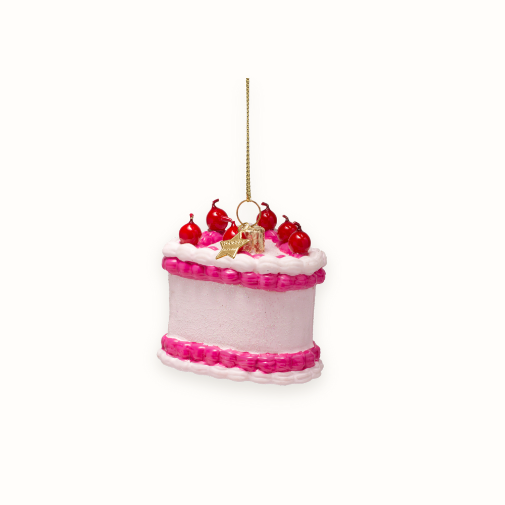 Heart Shaped Cake Ornament
