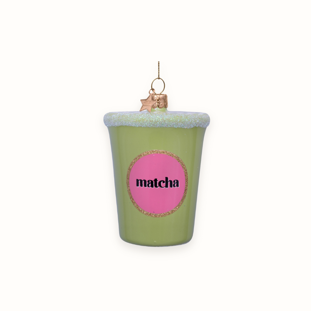Matcha Tea Latte Ornament
