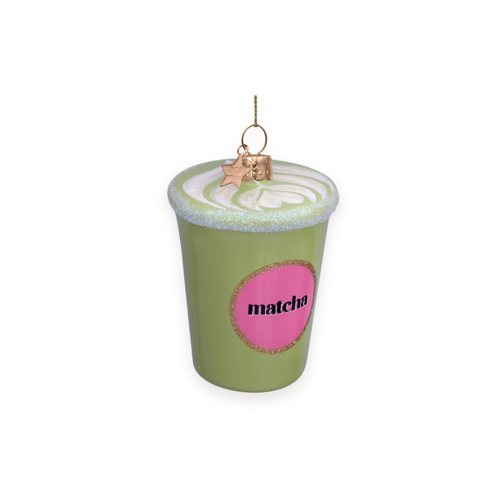 Matcha Tea Latte Ornament