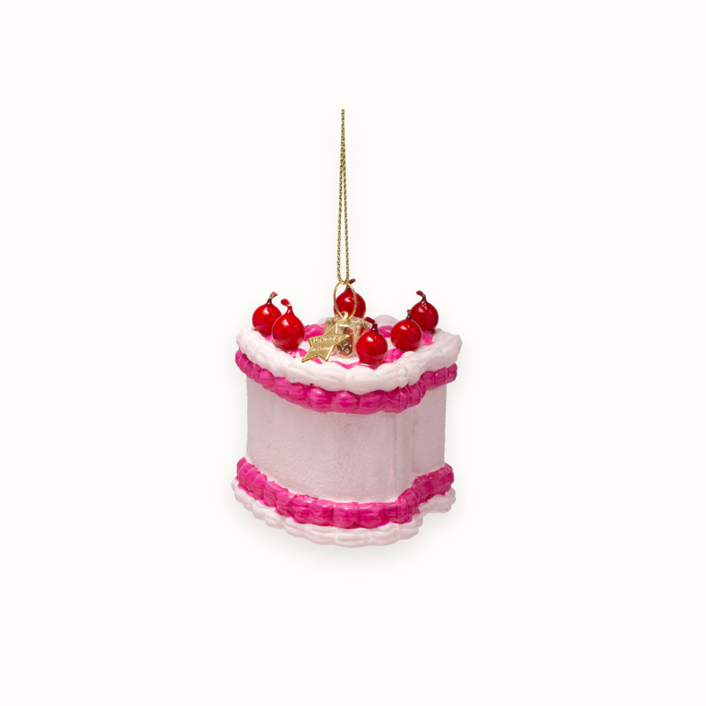Heart Shaped Cake Ornament
