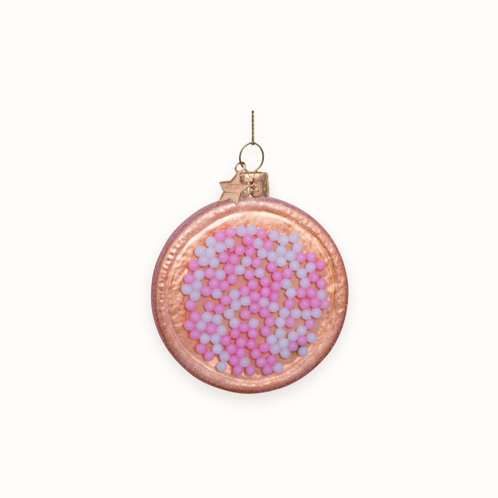 Pink Beschuitje Ornament