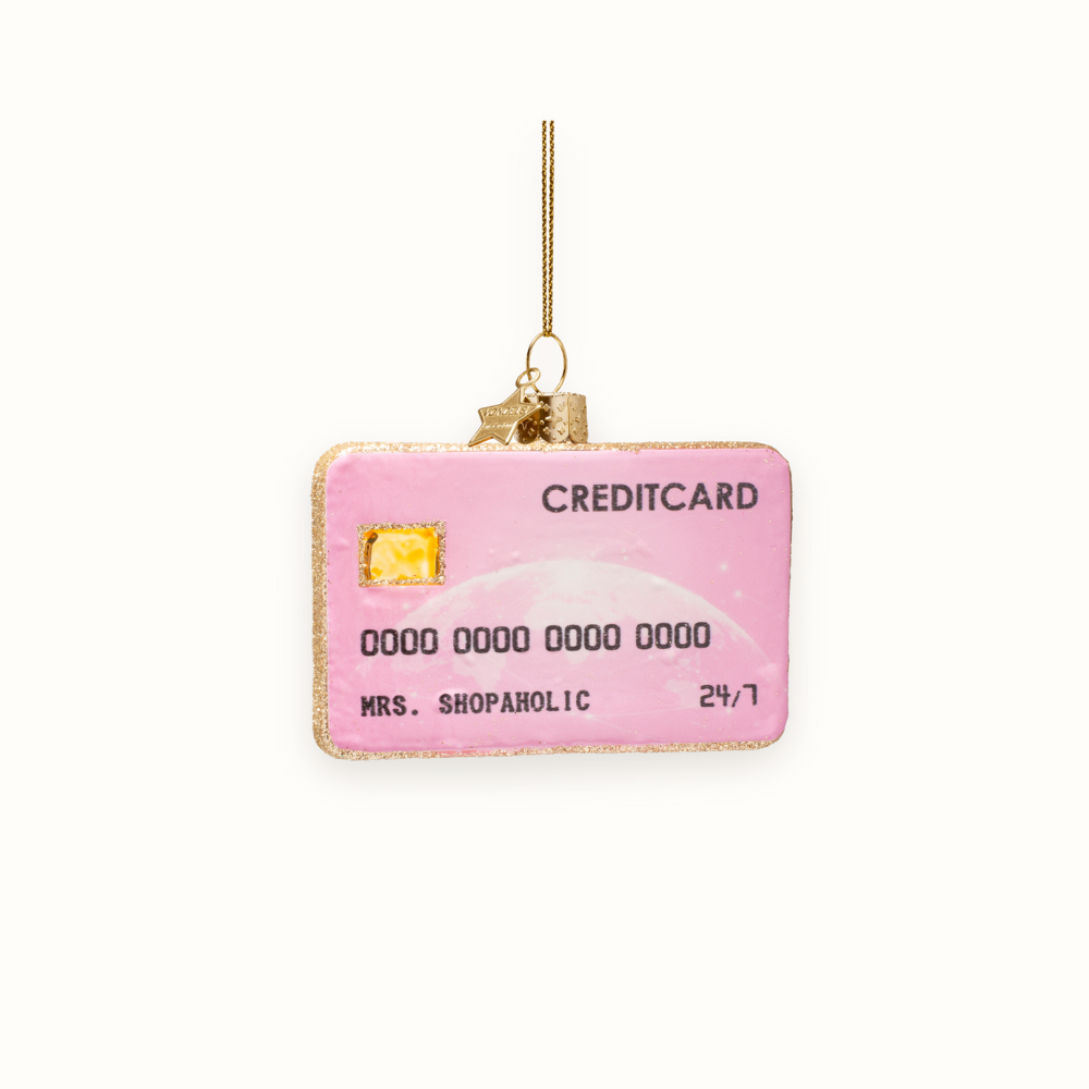 Pink Creditcard Ornament