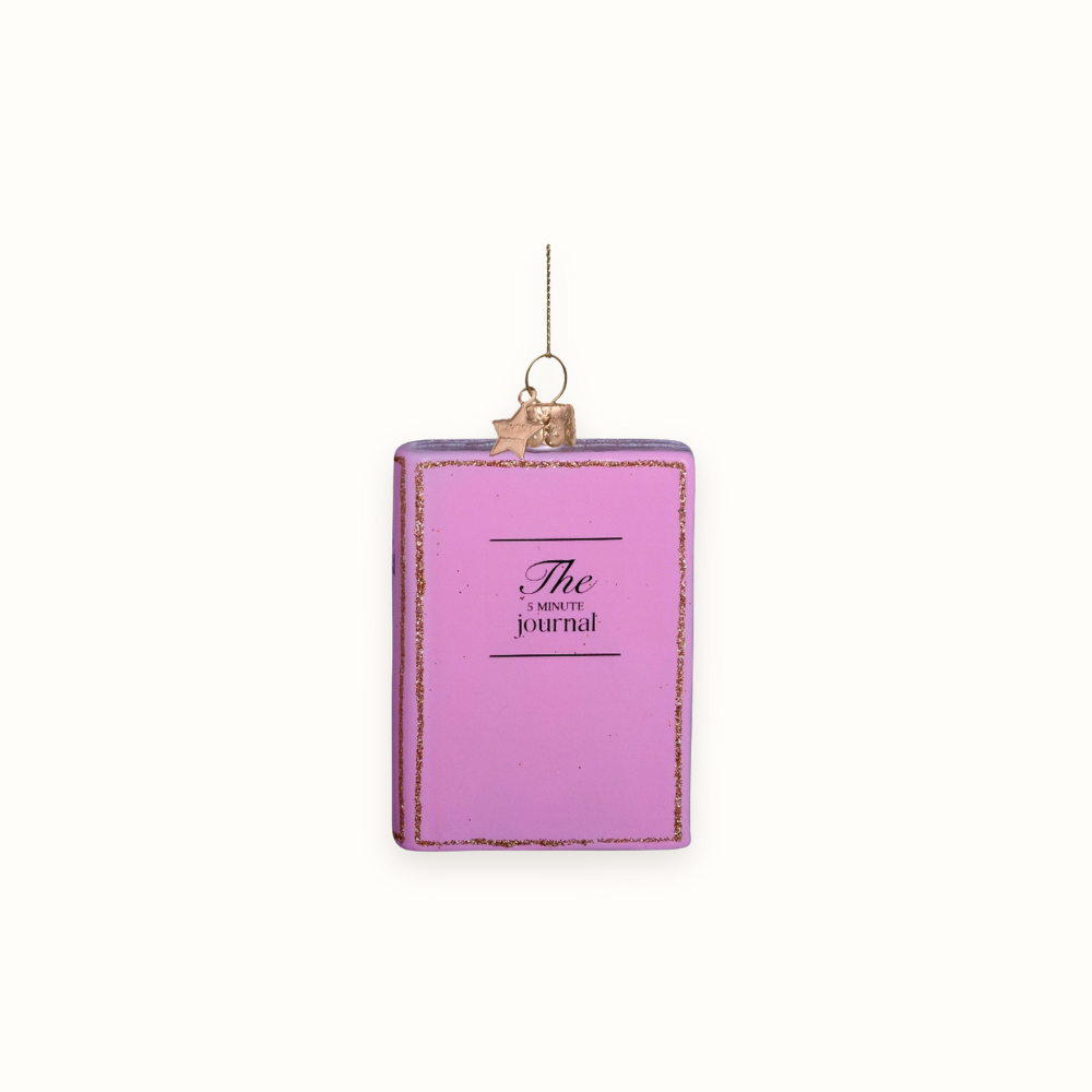 Pink Journal Ornament