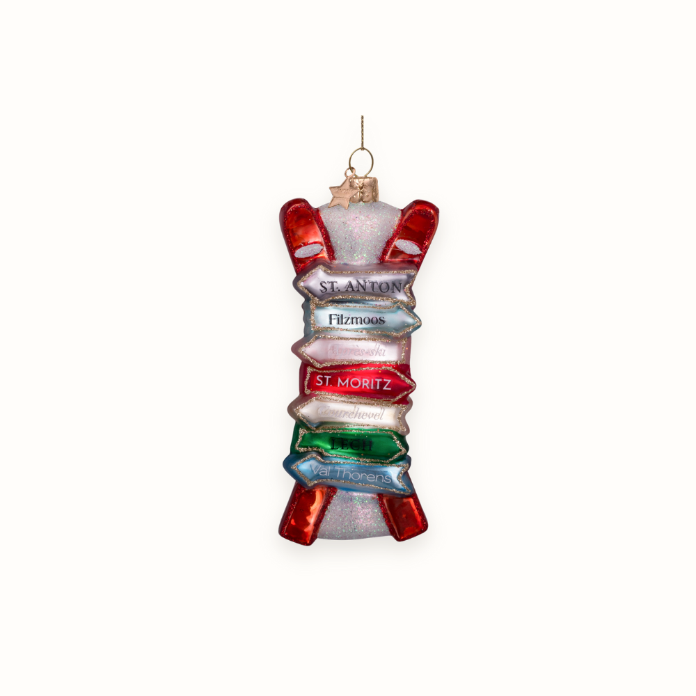 Ski Names Ornament