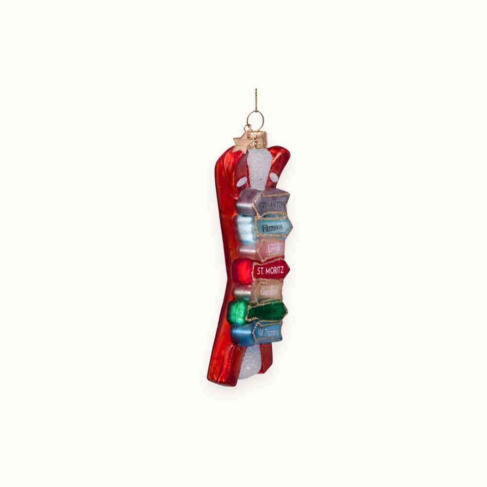 Ski Names Ornament
